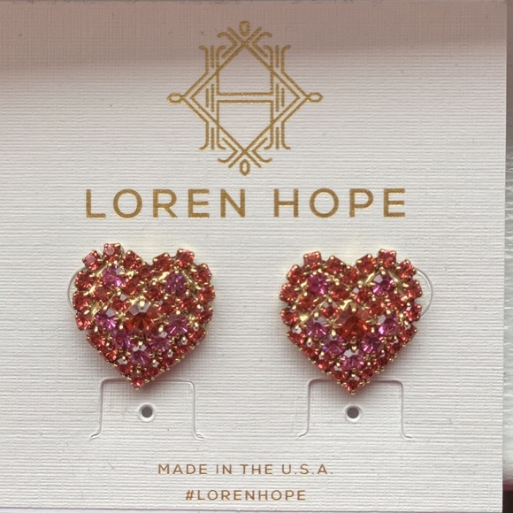 Loren Hope Jewelry - Loren Hope - Maci Heart Studs - EUC